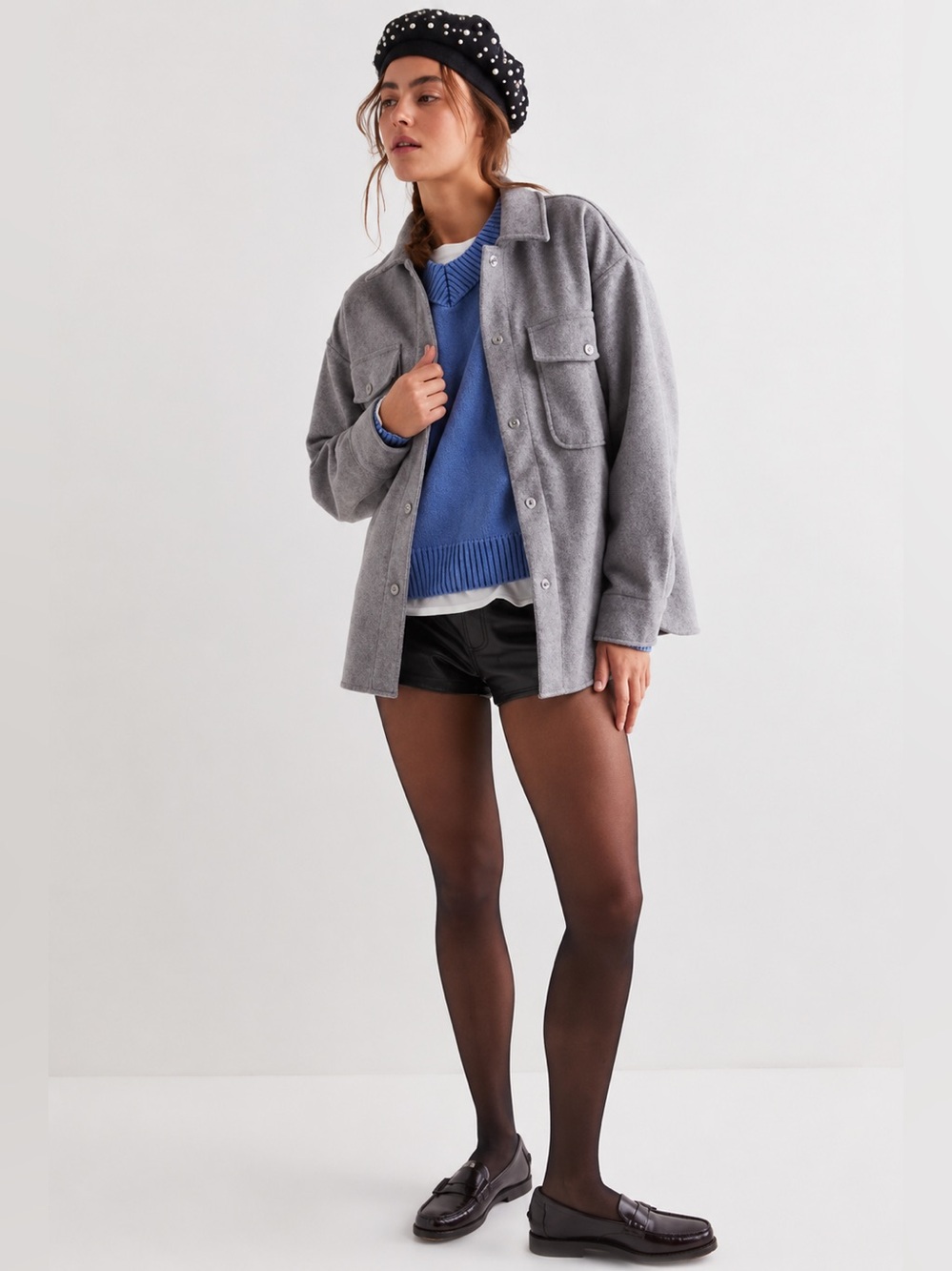 🇺🇸Firm Price🇺🇸NWOT FREE PEOPLE We The Free Lola Shirt Jacket